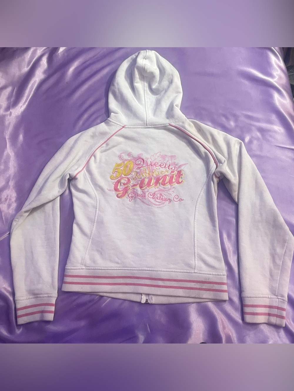 Y2K McBling G-Unit embroidered vintage zip hoodie rare 2000’s